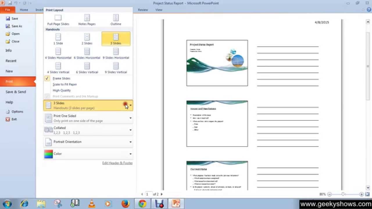 powerpoint 2008 for mac create handouts